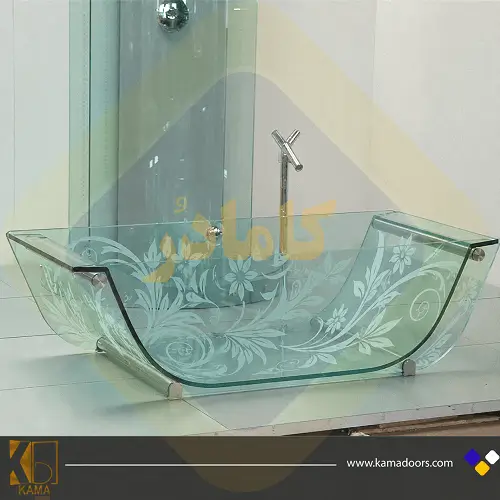 وان شیشه ای طرح دار
